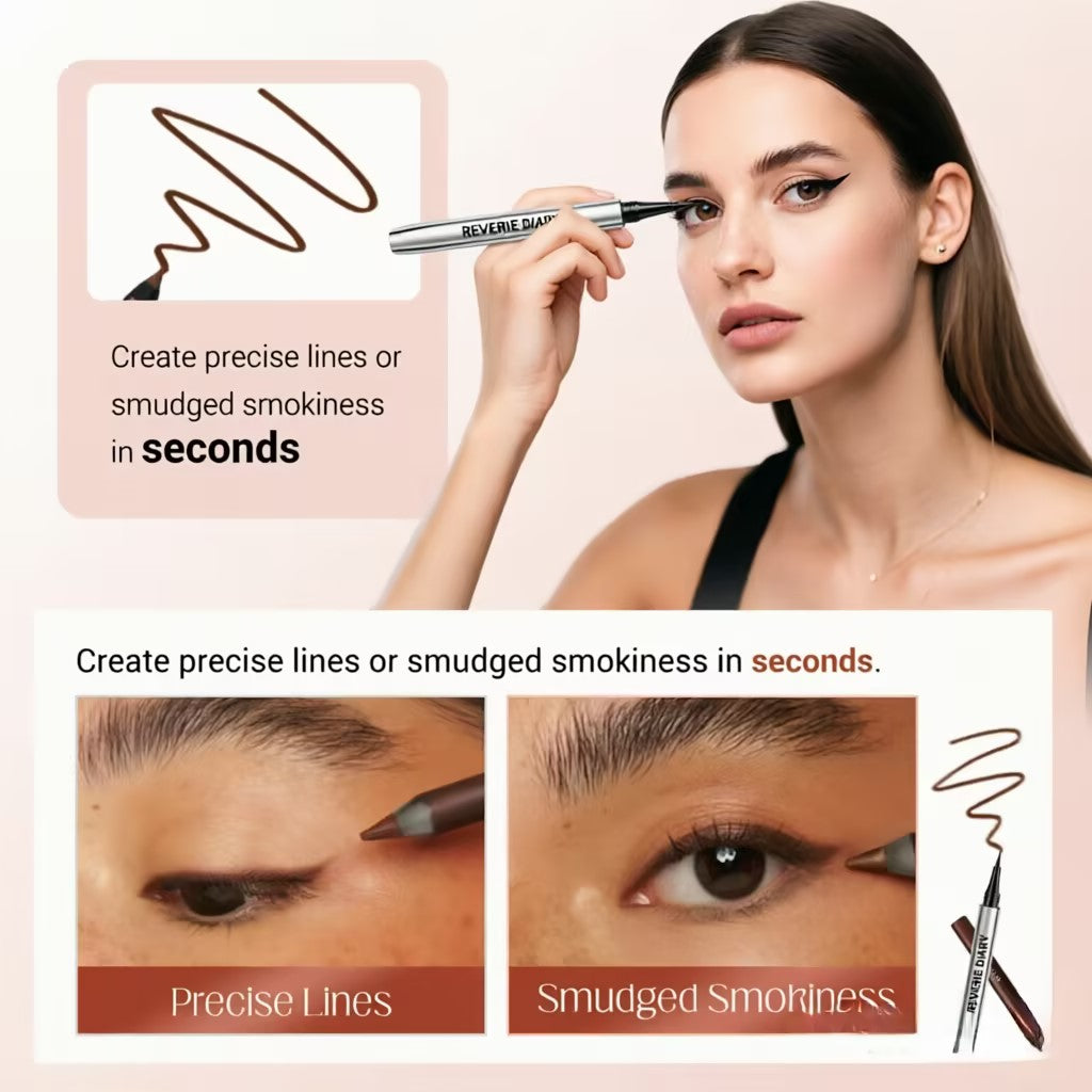 LAST DAY - BUY 1 GET 1 FREE💜Smooth and fluid eyeliner liquid pen with a sleek black shade that resists smudging and fading — Day to Night Wear