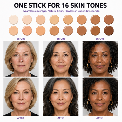 Changing Foundation Stick – The stick that makes mature skin glow again✨