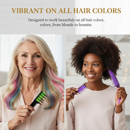 Temporary hair dye critique brush - Cruelty-free