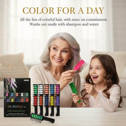 Temporary hair dye critique brush - Cruelty-free