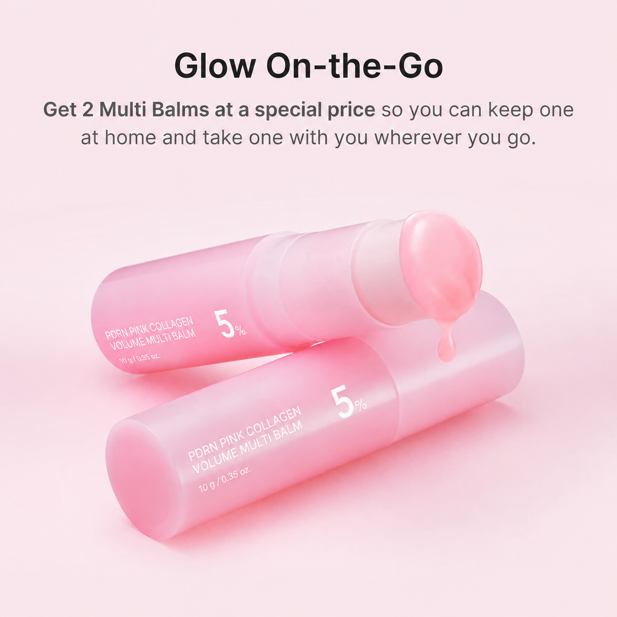 Stezrock™ Pink Collagen Volume Balm Stick 💖