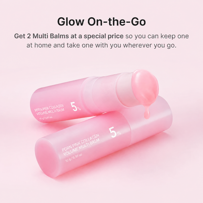 Stezrock™ Pink Collagen Volume Balm Stick 💖